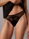 Μαύρο Στρινγκ - CK Black Floral Lace  Γυναίκα