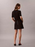 Black Ponte Mini Skirt  Women