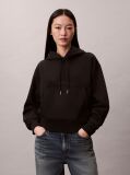 Μαύρο Άνετο Hoodie Από Premium Terry  Γυναίκα