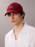 Red Twill Logo Cap  Men