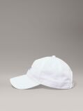 White Printed Baseball Cap  Men