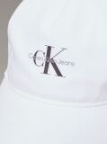 White Printed Baseball Cap  Men