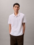 White Piqué Tipping Polo Shirt  Men