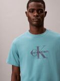 Μπλε T-Shirt Με Λογότυπο  Άνδρας