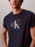 Μπλε T-Shirt Με Λογότυπο  Άνδρας