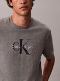 Γκρι T-Shirt Με Λογότυπο  Άνδρας