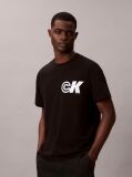 Black Sport Monogram Logo Graphic Classic T-Shirt  Men