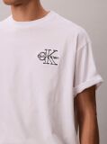 Λευκό Κοντομάνικο T-Shirt  Άνδρας