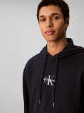 Μπλε Άνετο Hoodie Με Μονόγραμμα  Άνδρας