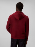 Κόκκινο Άνετο Hoodie Με Μονόγραμμα  Άνδρας