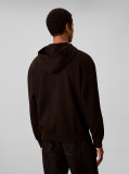 Μαύρο Hoodie Με Λογότυπο  Άνδρας
