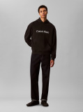 Μαύρο Hoodie Με Λογότυπο  Άνδρας