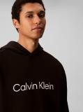 Μαύρο Hoodie Με Λογότυπο  Άνδρας