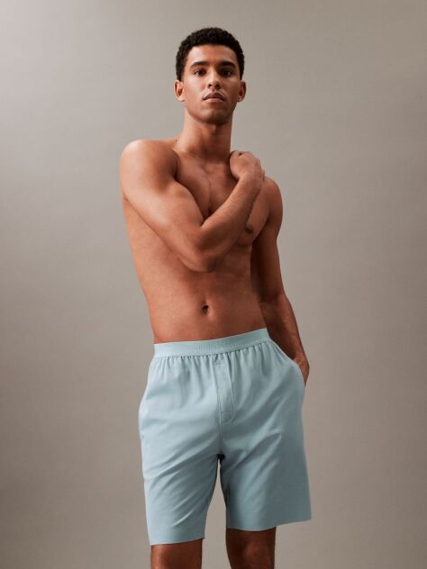 Blue Pyjama Shorts - CK Black  Men