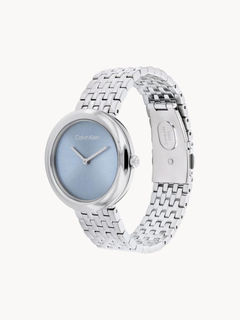 Blue Stainless Steel Bracelet Watch  Women