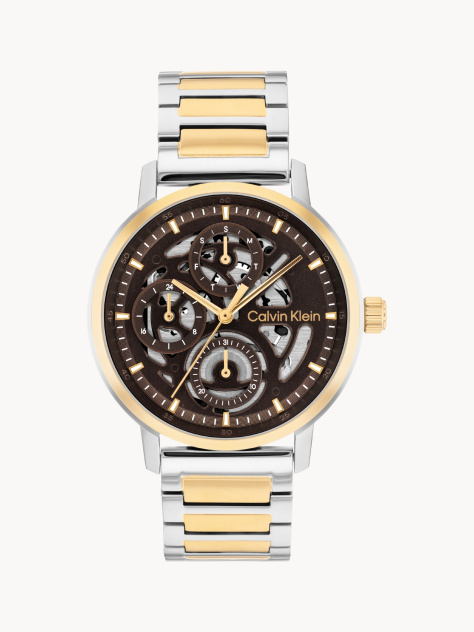 Brown Stainless Steel Bracelet Watch  Men