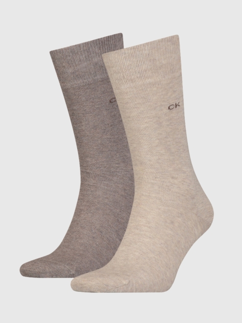 Brown CK Men Sock 2P  Men