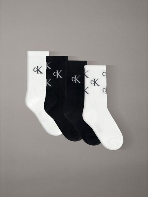 Multi 4 Pack Crew Socks  Women