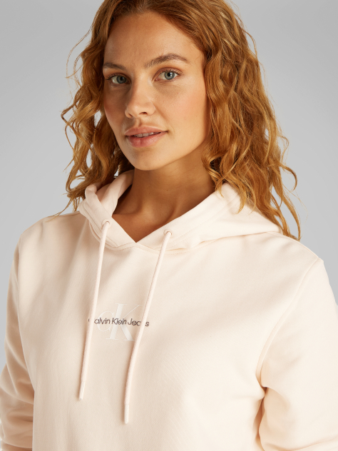 Ροζ Hoodie Με Λογότυπο  Γυναίκα