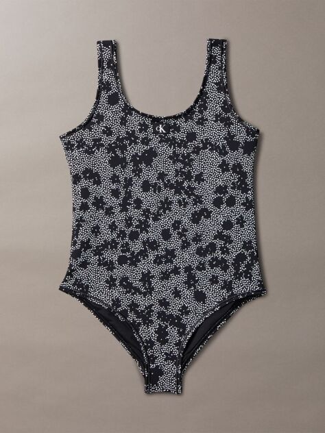 Black Girls Swimsuit - CK Monogram  Girls