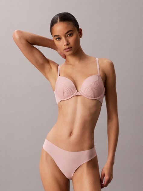 Ροζ Σουτιέν Push Up Plunge - Perfectly Fit Lace  Γυναίκα
