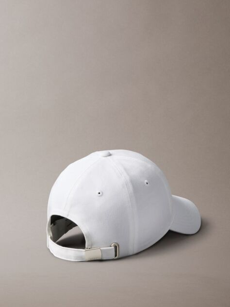 White Twill Logo Cap  Women