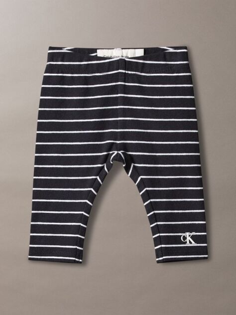 Black Newborn Stripe Leggings  Newborn