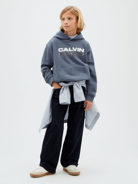 Μπλε Παιδικό Hoodie Με Λογότυπο  Αγόρι