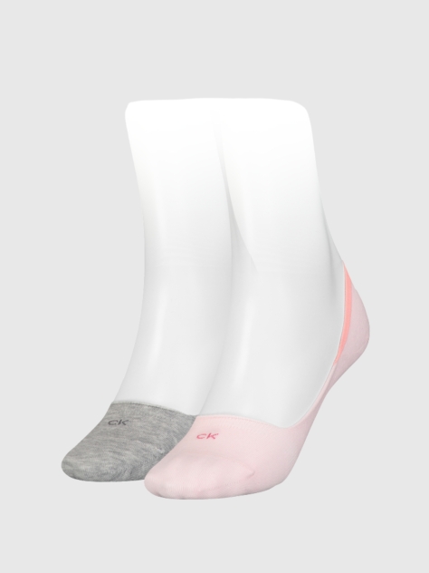 Multi Calvin Klein Low-Cut Logo Women's Footie 2 pack  Women