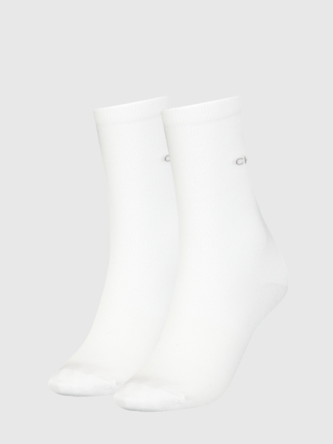 White CK Women Sock 2P  Women