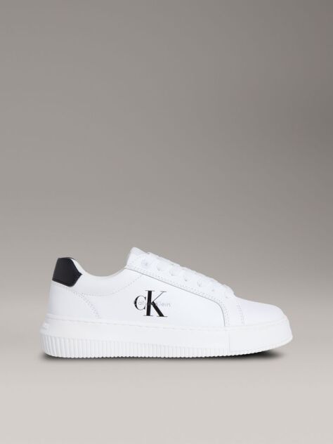 White Leather Trainers  Women