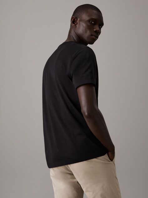 Black Tailored Mercerized Jersey T-shirt  Men