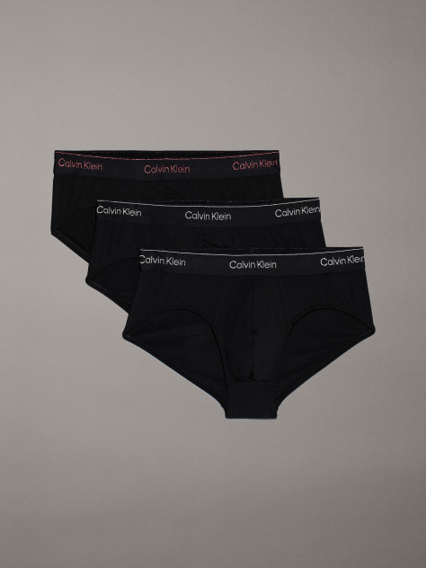 Black 3 Pack Briefs - Modern Cotton  Men