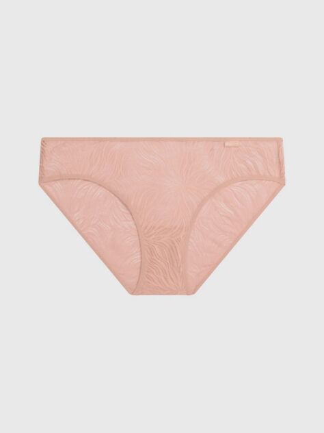 Beige Bikini Briefs - Sheer Marquisette  Women