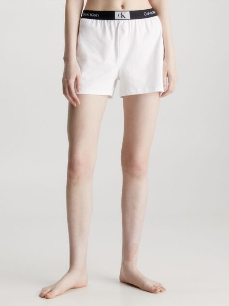 White Pyjama Shorts - CK96  Women