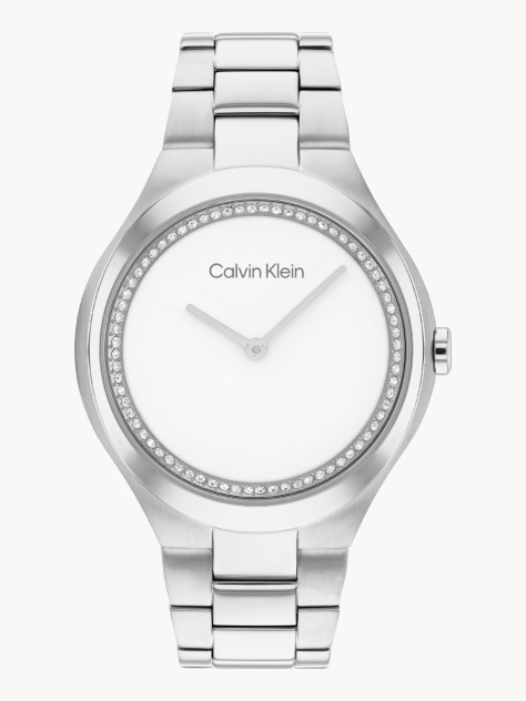 White Stainless Steel Watch  Women
