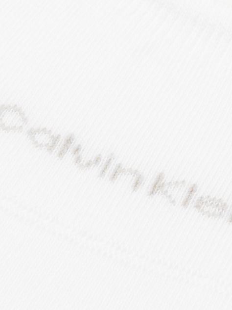 White Calvin Klein Mid-Cut Men's Footie 2 pack  Men