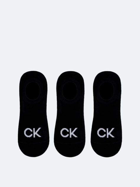 Black 3 Pack Invisible Socks  Men