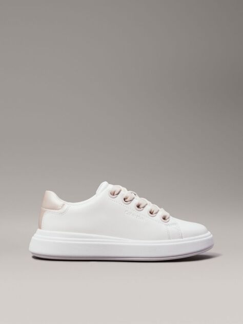 White Leather Trainers  Women