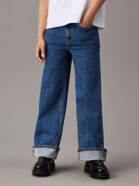 Denim Ψηλόμεσο Άνετο Τζιν  Κορίτσι