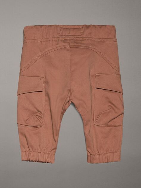 Brown Newborn Woven Cargo Trousers  Newborn