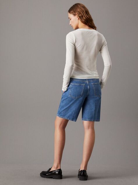 Denim 90's Denim Σορτς Με Ίσια Γραμμή  Γυναίκα