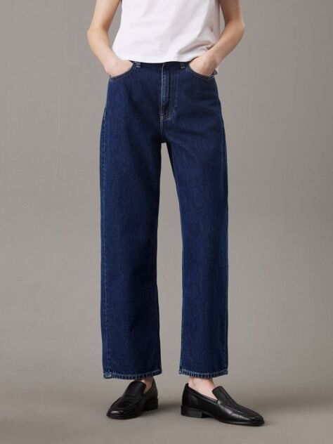 Denim High Rise Barrel Jeans  Women