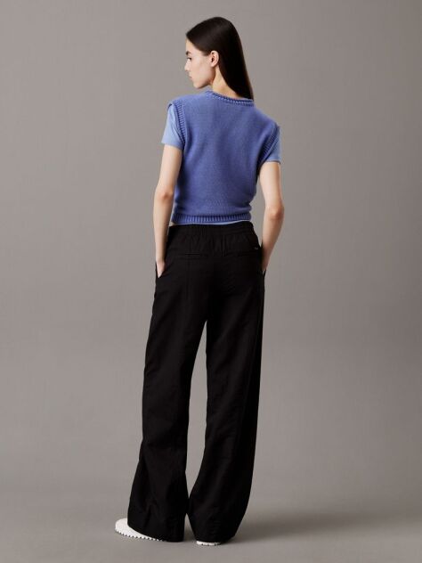 Black Soft Cotton Linen Trousers  Women