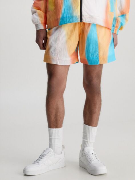 Multi Recycled Nylon Multicolour Shorts  Men