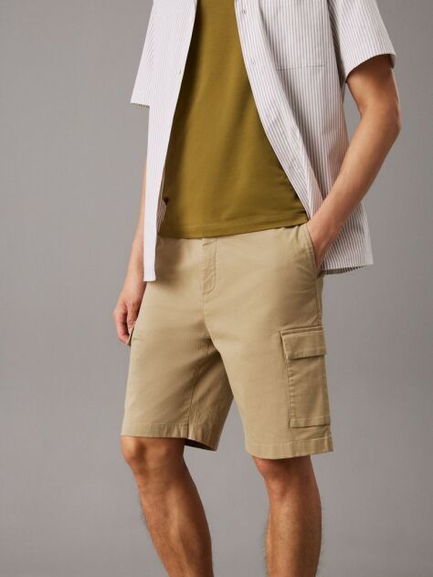 Blue Modern. Sharp. Innovative. Calvin Klein Menswear offers a premium selection of men's styles from tailored suits to luxury sportswear. These shorts are crafted with 51% certified organic cotton, which is grown free from synthetic pesticides, synthetic fertilizers and genetically modified seeds.  Men