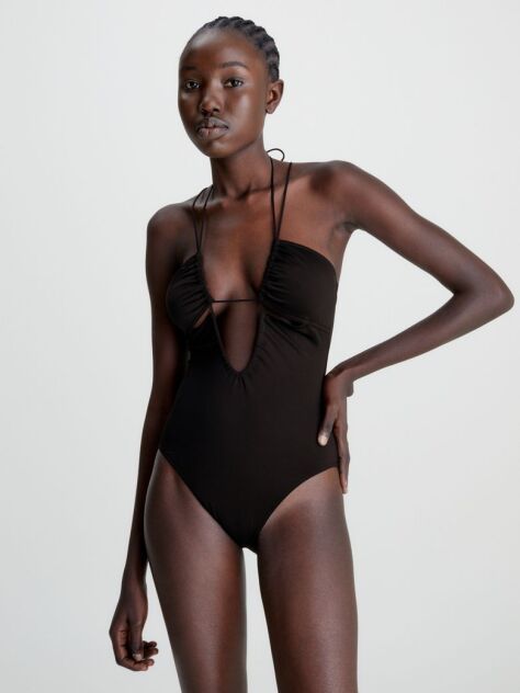 Black Swimsuit - Multi Ties  Women