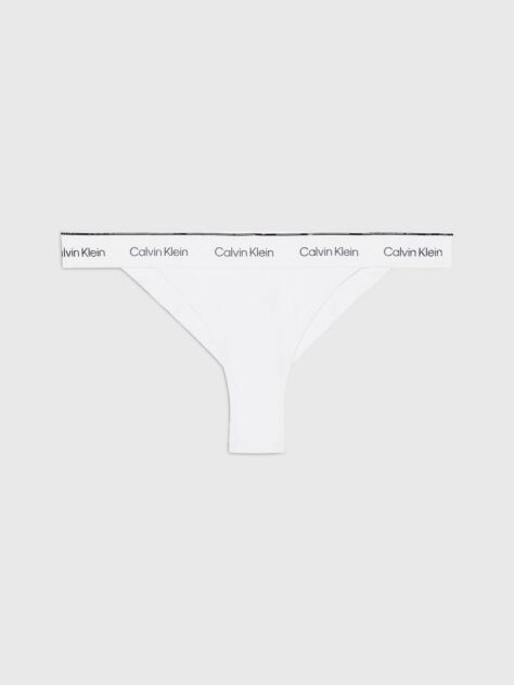 White Brazilian Bikini Bottoms - CK Meta Legacy  Women