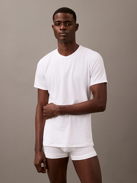 White 3 Pack Lounge T-shirts  Men