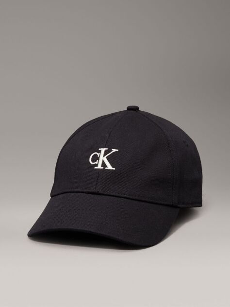 Black Twill Logo Cap  Women